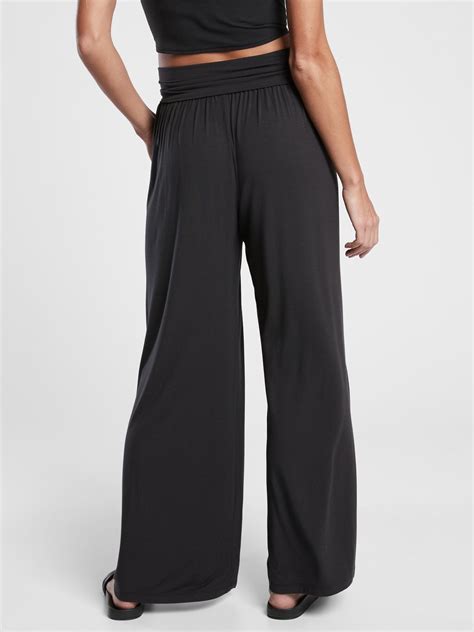 athleta wide leg|women's wide leg athletic pants.